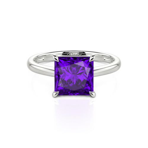 Jeulia Princess Cut Solitaire Ring
