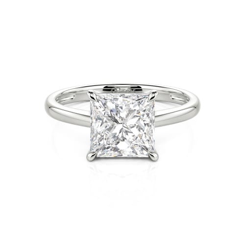 Jeulia Princess Cut Solitaire Ring