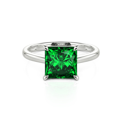 Jeulia Princess Cut Solitaire Ring