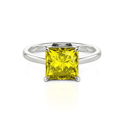 Jeulia Princess Cut Solitaire Ring