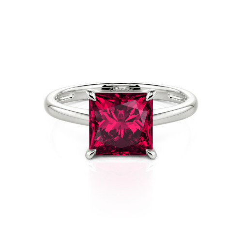 Jeulia Princess Cut Solitaire Ring