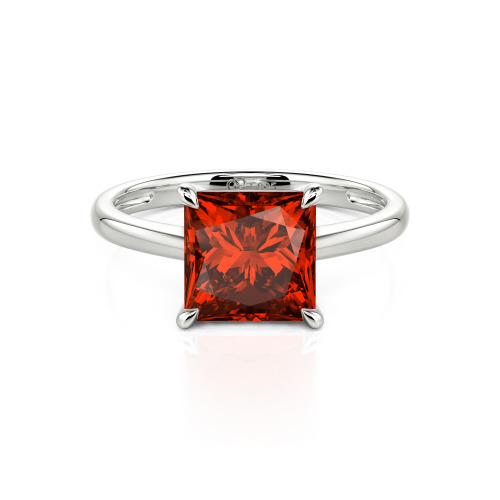 Jeulia Princess Cut Solitaire Ring