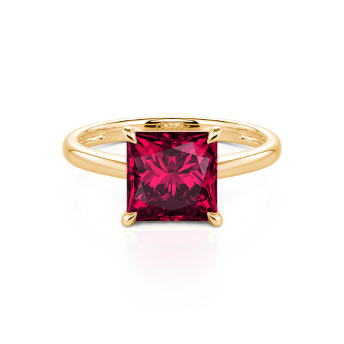 Jeulia Princess Cut Solitaire Ring
