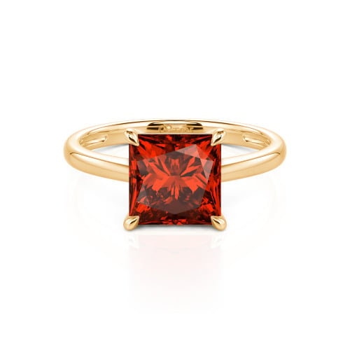 Jeulia Princess Cut Solitaire Ring