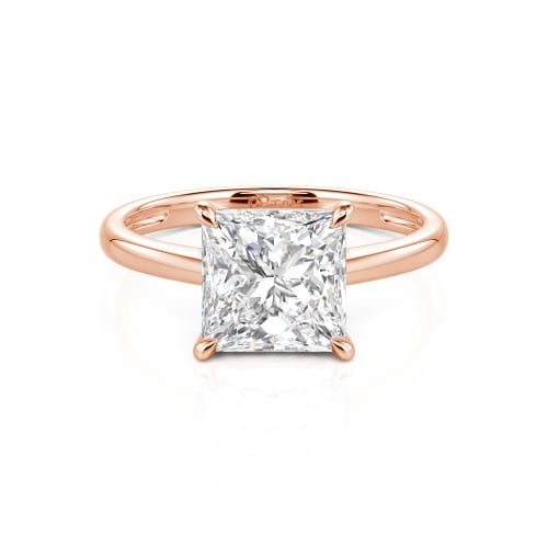 Jeulia Princess Cut Solitaire Ring