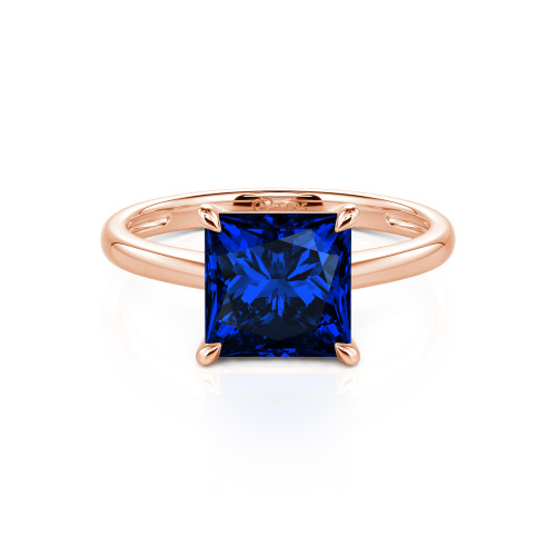 Jeulia Princess Cut Solitaire Ring