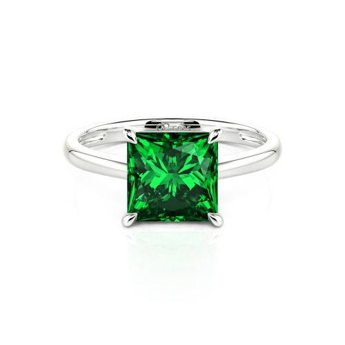 Jeulia Princess Cut Solitaire Ring