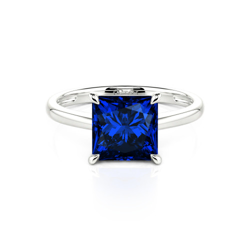 Jeulia Princess Cut Solitaire Ring
