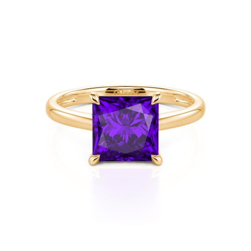 Jeulia Princess Cut Solitaire Ring