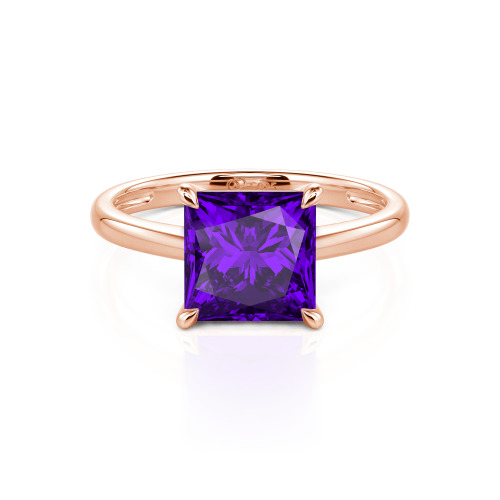 Jeulia Princess Cut Solitaire Ring