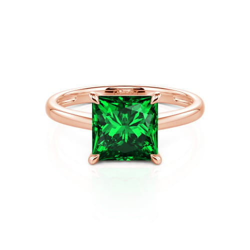 Jeulia Princess Cut Solitaire Ring