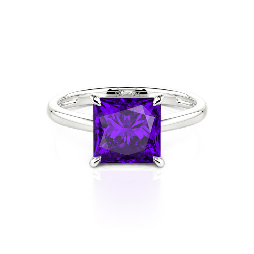 Jeulia Princess Cut Solitaire Ring