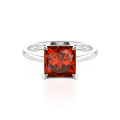 Jeulia Princess Cut Solitaire Ring