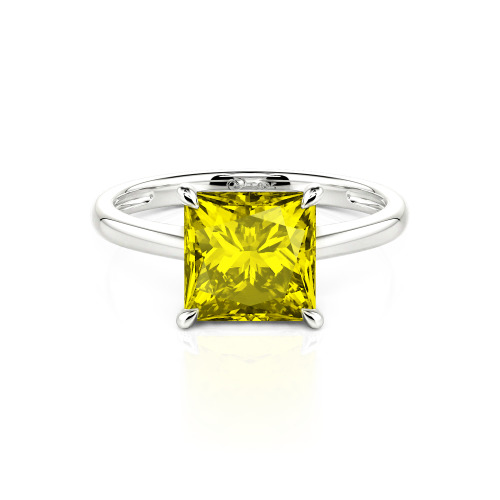 Jeulia Princess Cut Solitaire Ring
