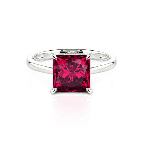 Jeulia Princess Cut Solitaire Ring