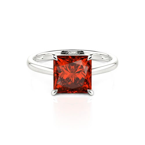 Jeulia Princess Cut Solitaire Ring
