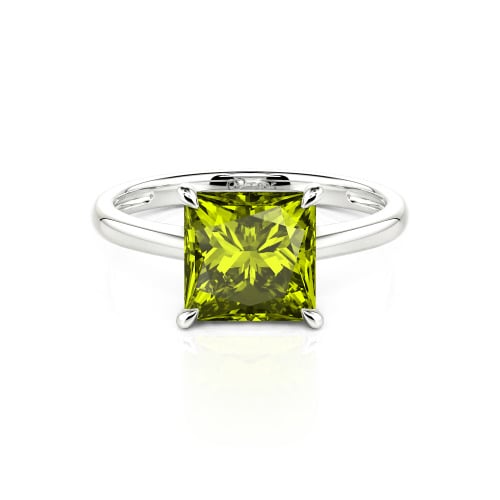 Jeulia Princess Cut Solitaire Ring