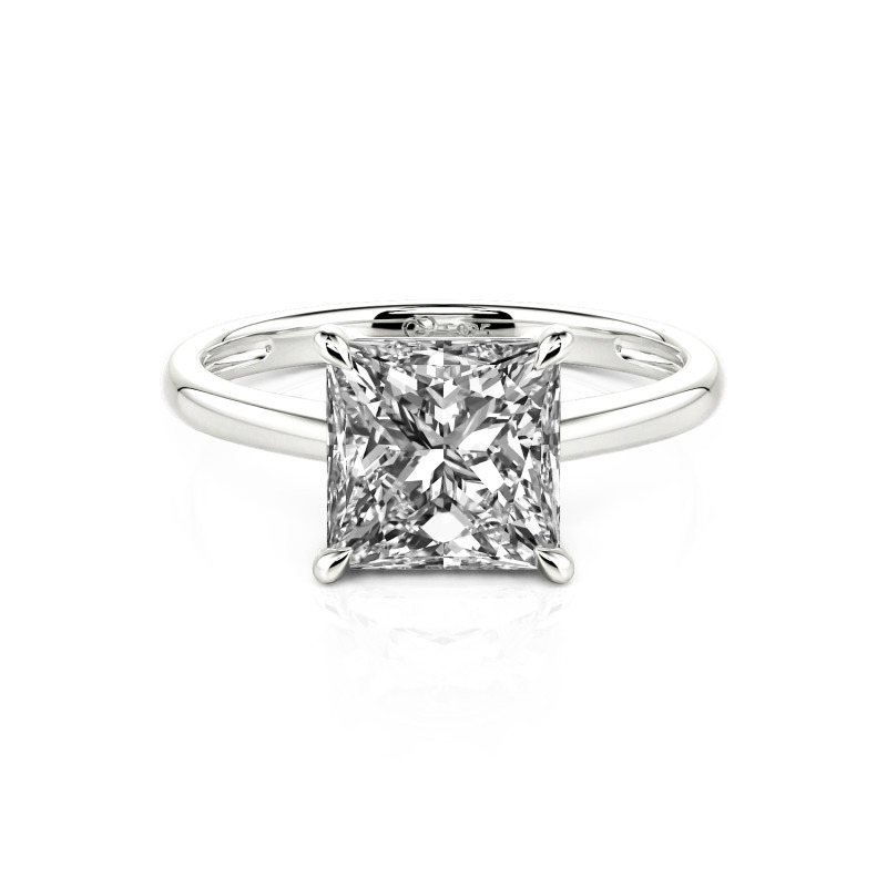 Jeulia Ring Gold 750/585/416 Platinum Solitaire Personalisierte Moissanite Verlobungsringe