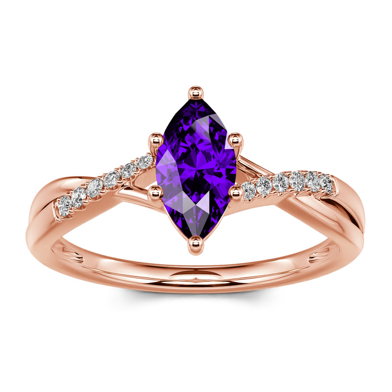 Anello Con Pietra Di Marquise, Anello Con Pietra Di Luna - Foto 9