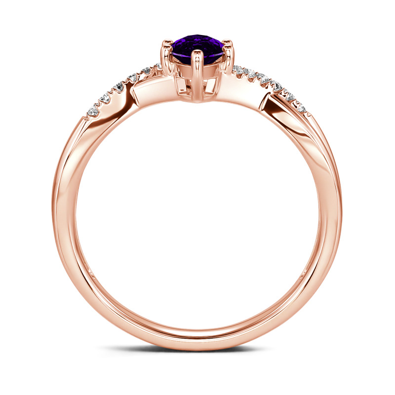 Anello Con Pietra Di Marquise, Anello Con Pietra Di Luna - Foto 7