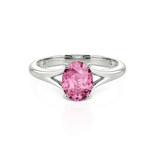 Jeulia Oval Cut Solitaire Sterling Silver Ring