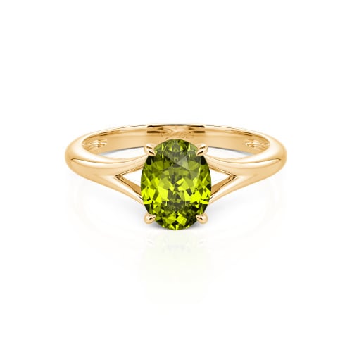 Jeulia Oval Cut Solitaire Sterling Silver Ring