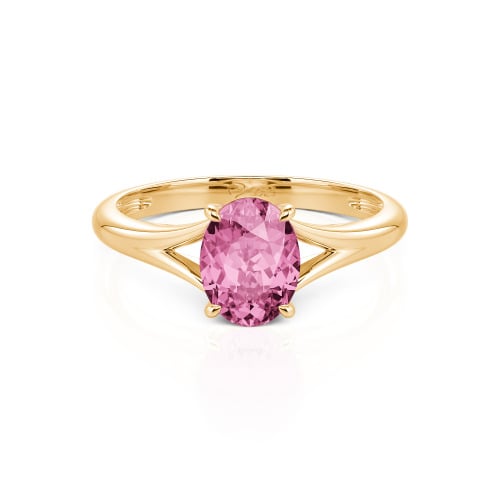 Jeulia Oval Cut Solitaire Sterling Silver Ring