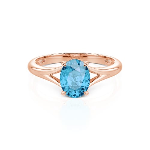 Jeulia Oval Cut Solitaire Sterling Silver Ring