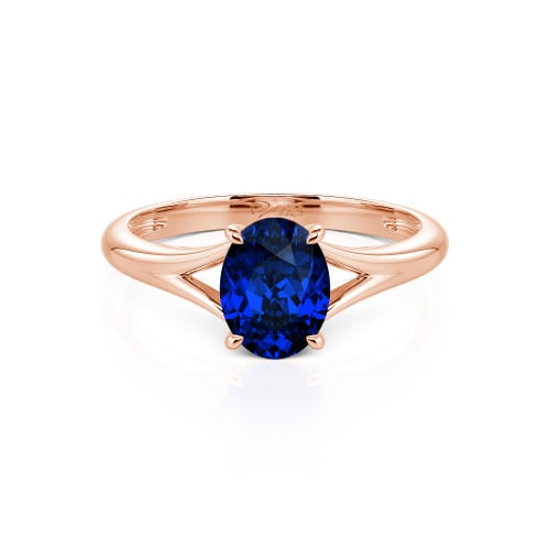 Jeulia Oval Cut Solitaire Sterling Silver Ring
