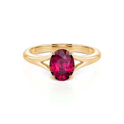 Jeulia Oval Cut Solitaire Ring