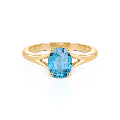 Jeulia Oval Cut Solitaire Ring