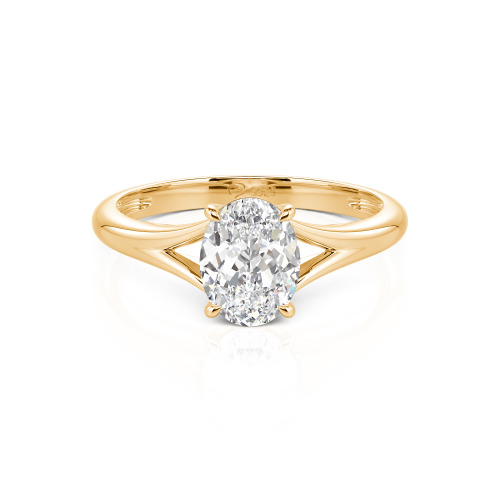 Jeulia Oval Cut Solitaire Ring