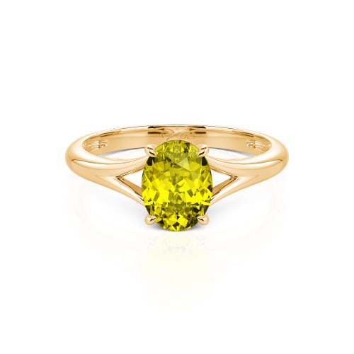 Jeulia Oval Cut Solitaire Ring