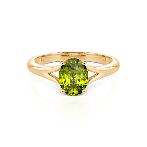 Jeulia Oval Cut Solitaire Ring