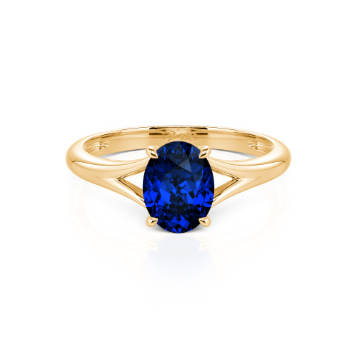 Jeulia Oval Cut Solitaire Ring