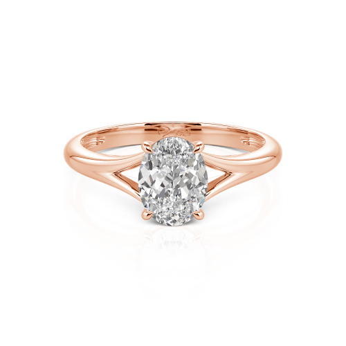 Jeulia Oval Cut Solitaire Ring
