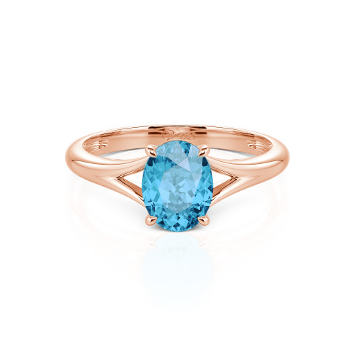 Jeulia Oval Cut Solitaire Ring