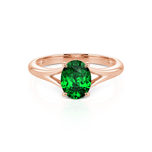 Jeulia Oval Cut Solitaire Ring