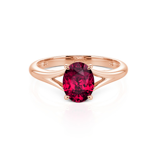 Jeulia Oval Cut Solitaire Ring