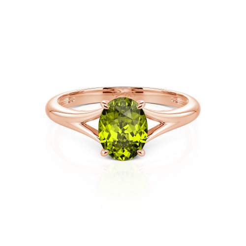 Jeulia Oval Cut Solitaire Ring