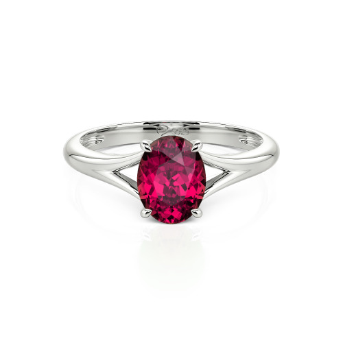 Jeulia Oval Cut Solitaire Ring