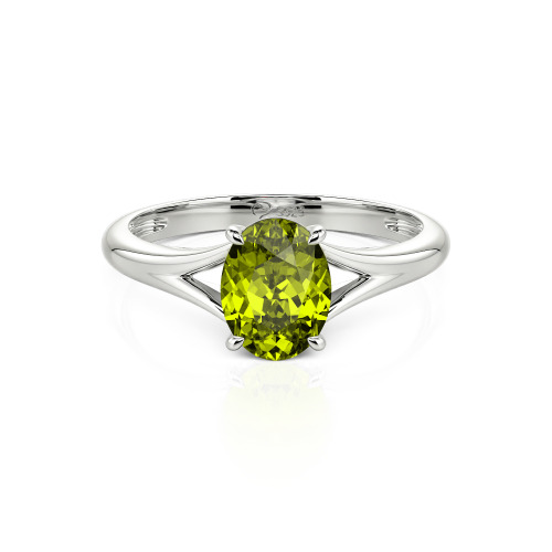Jeulia Oval Cut Solitaire Ring