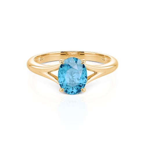 Jeulia Oval Cut Solitaire Ring