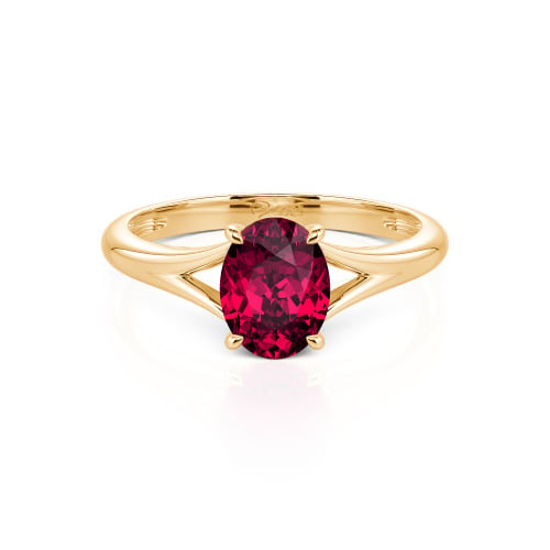 Jeulia Oval Cut Solitaire Ring