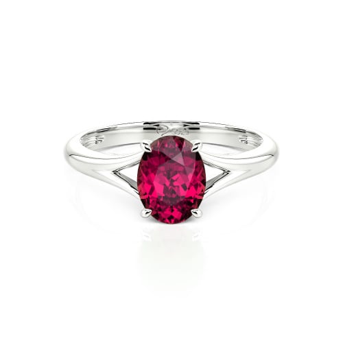 Jeulia Oval Cut Solitaire Ring