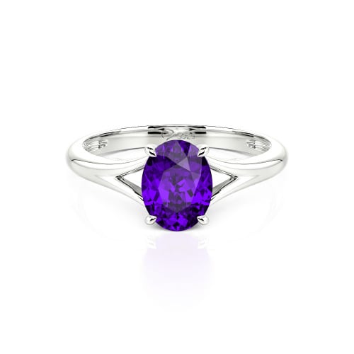 Jeulia Oval Cut Solitaire Ring