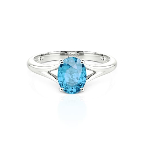 Jeulia Oval Cut Solitaire Ring