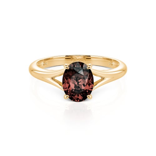 Jeulia Oval Cut Solitaire Ring