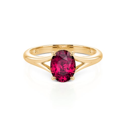 Jeulia Oval Cut Solitaire Ring