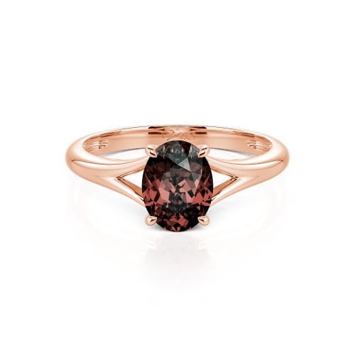 Jeulia Oval Cut Solitaire Ring